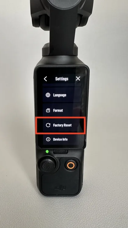 hard reset calibration