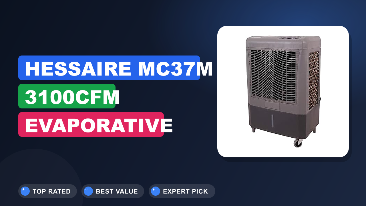 Hessaire MC37M 3100CFM Evaporative Cooler Review