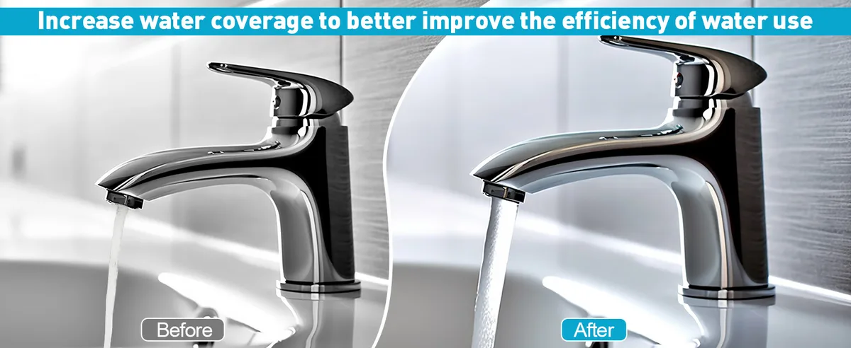 Hidden aerator versus visible aerator