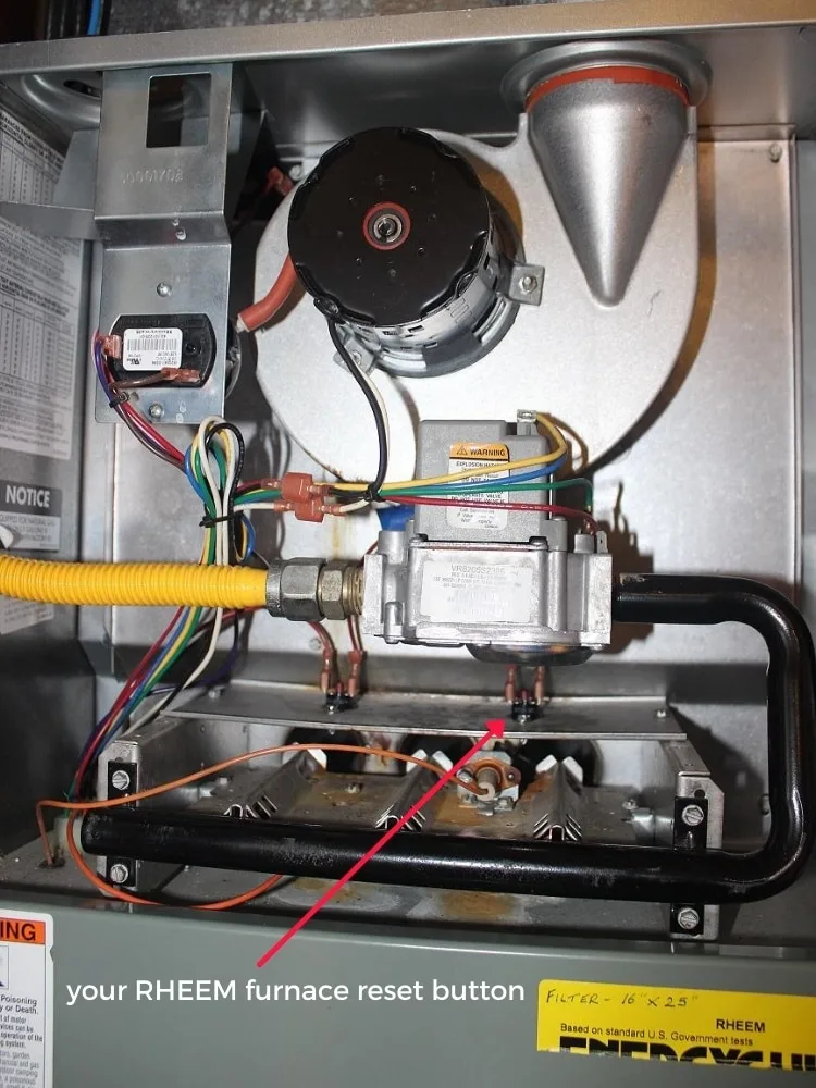 High-limit reset button