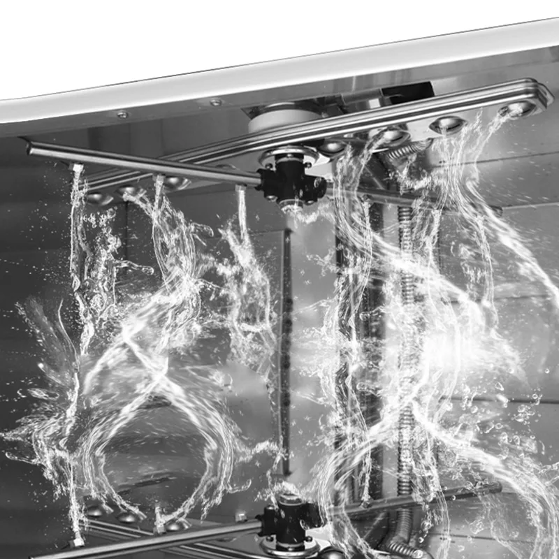 Hobart commercial dishwasher door open