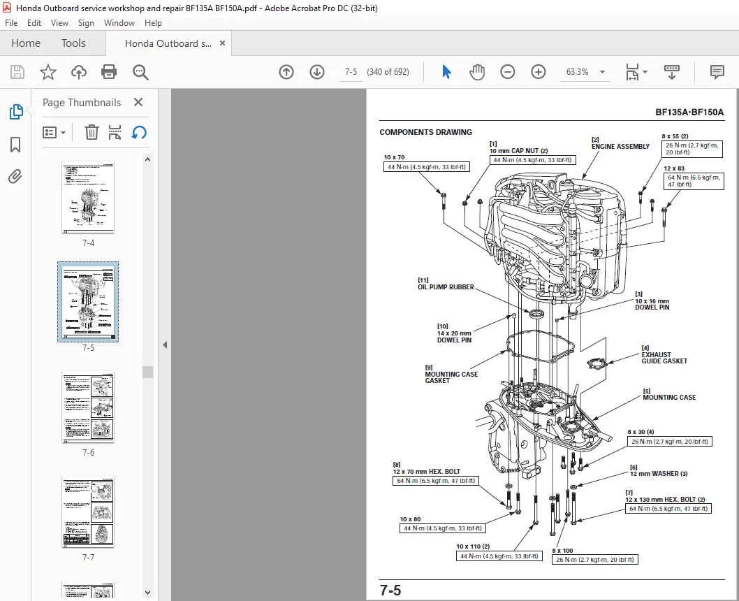 Honda Outboard Troubleshooting Manual