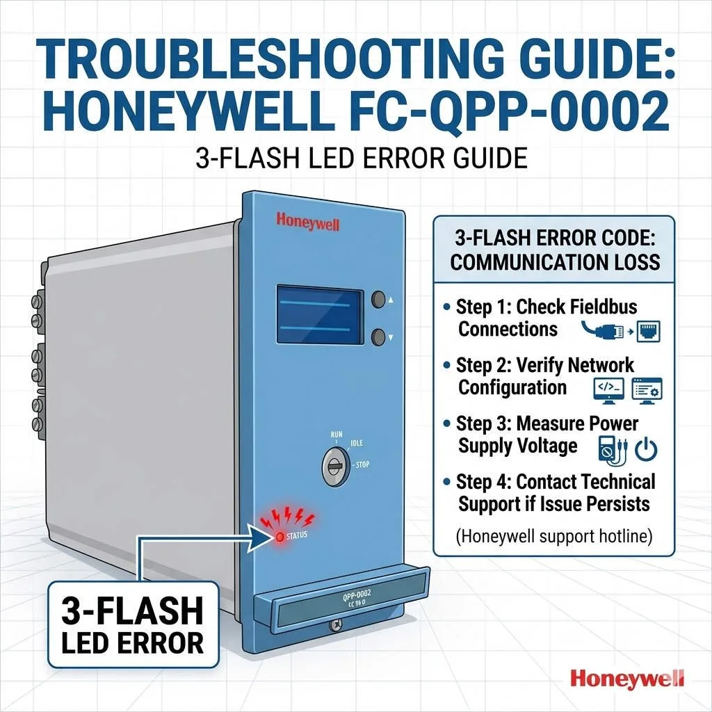 Honeywell LED diagnostic indicator