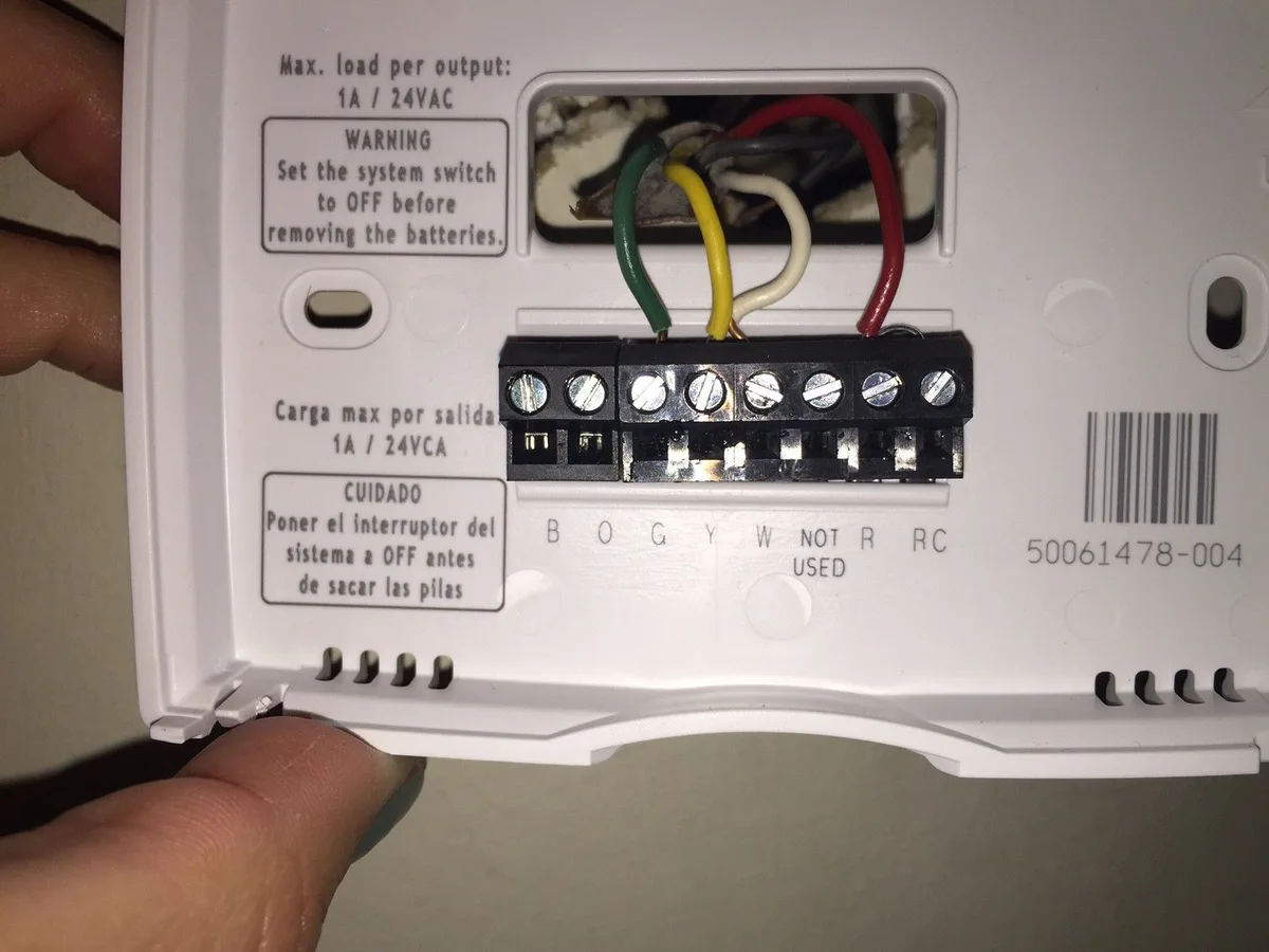 Honeywell thermostat wiring diagram