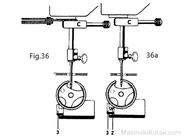 hook timing rotary hook