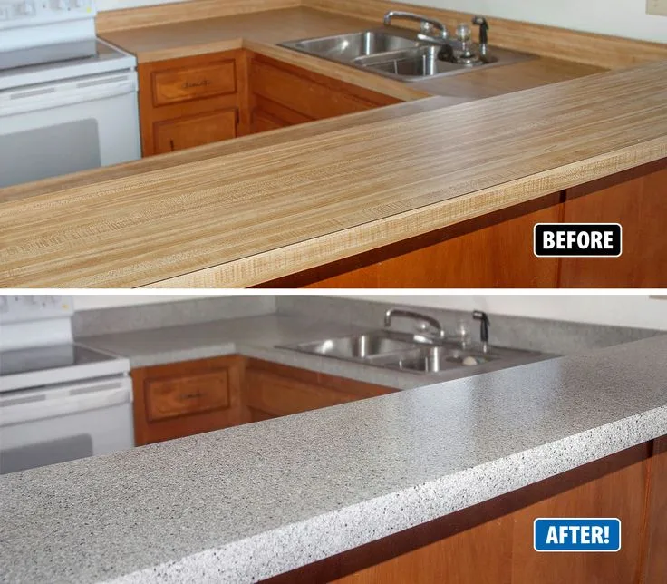 How To Change Kitchen Countertops Without Replacing