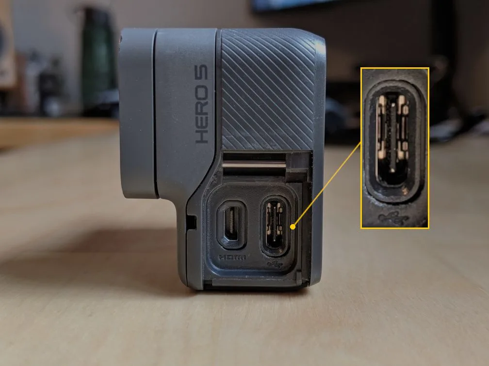 how to charge an underwater camera