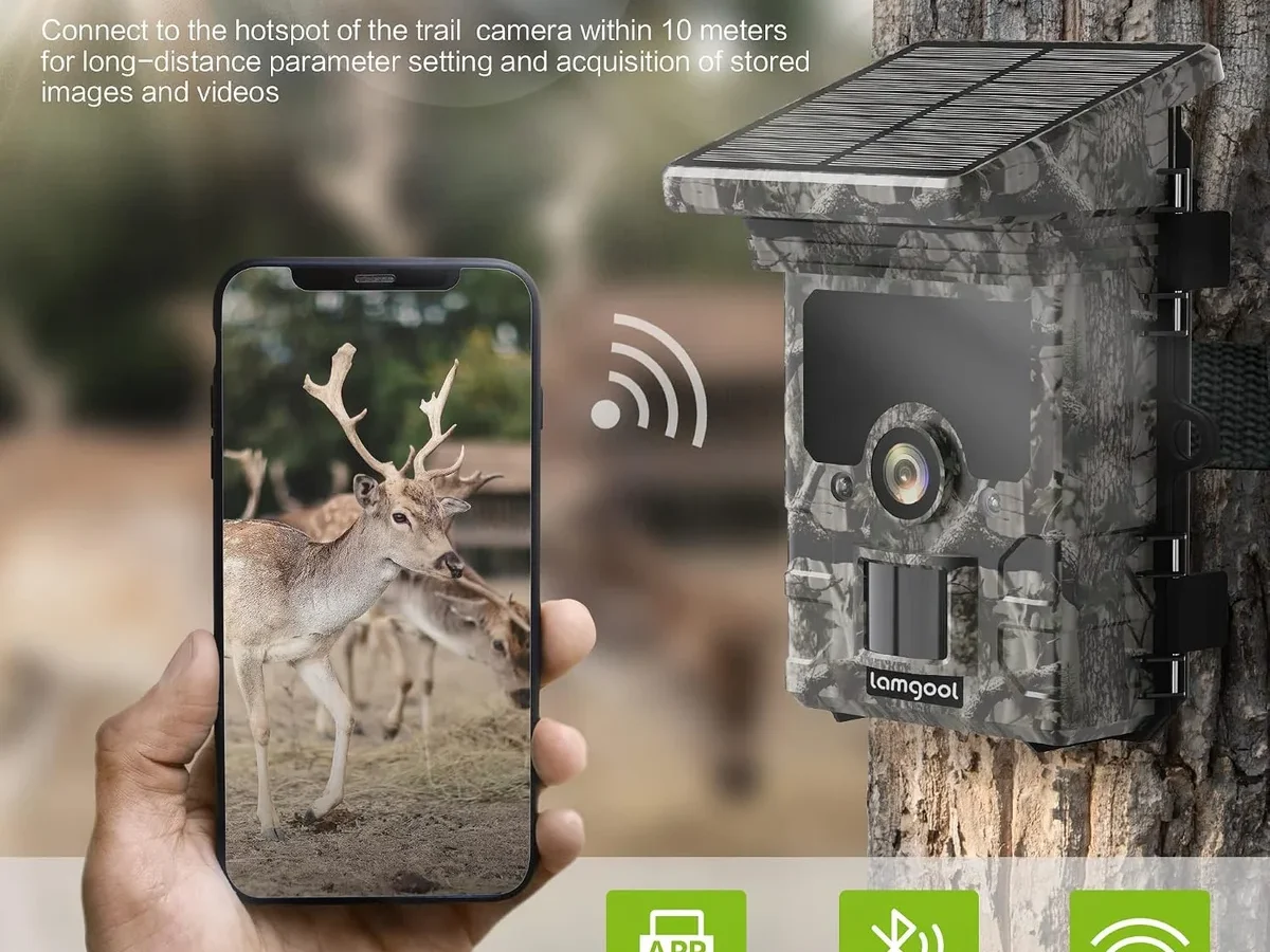 how to connect trail camera to smartphone
