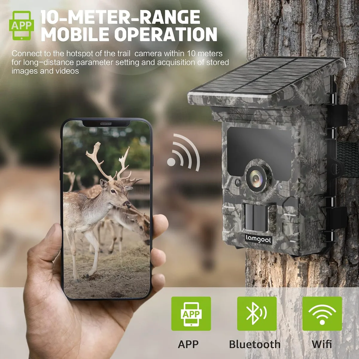 how to connect trail camera to smartphone