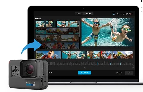 how to edit action camera videos