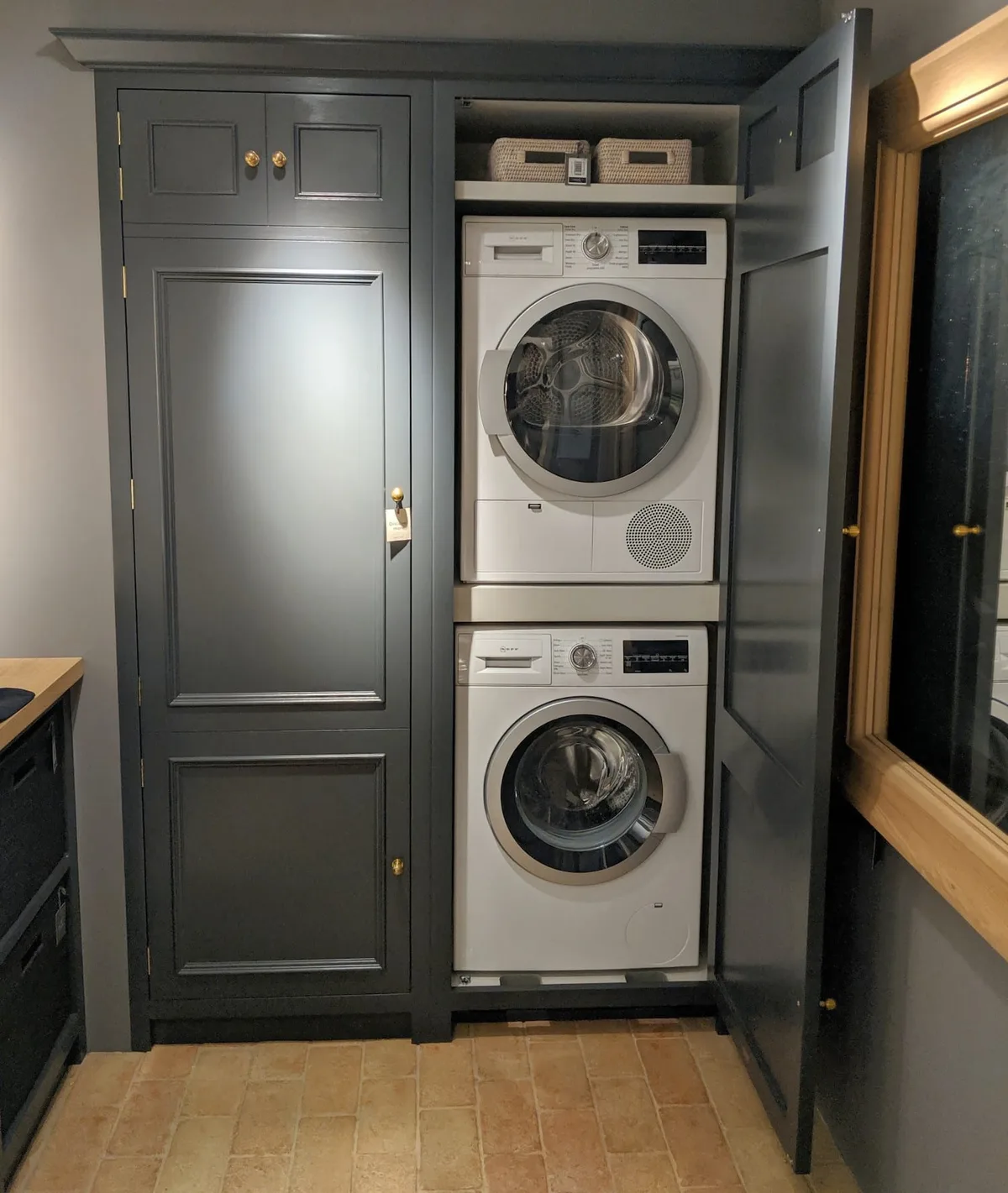 How To Hide Washer And Dryer In Kitchen