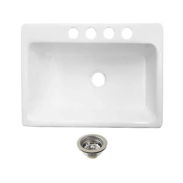 How To Install Kitchen Sink Strainer On Cast Iron