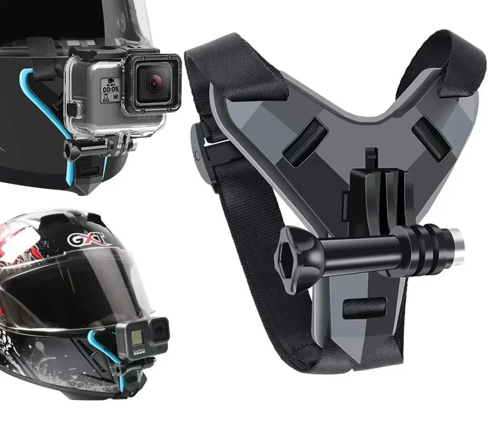 how to mount action camera on helmet