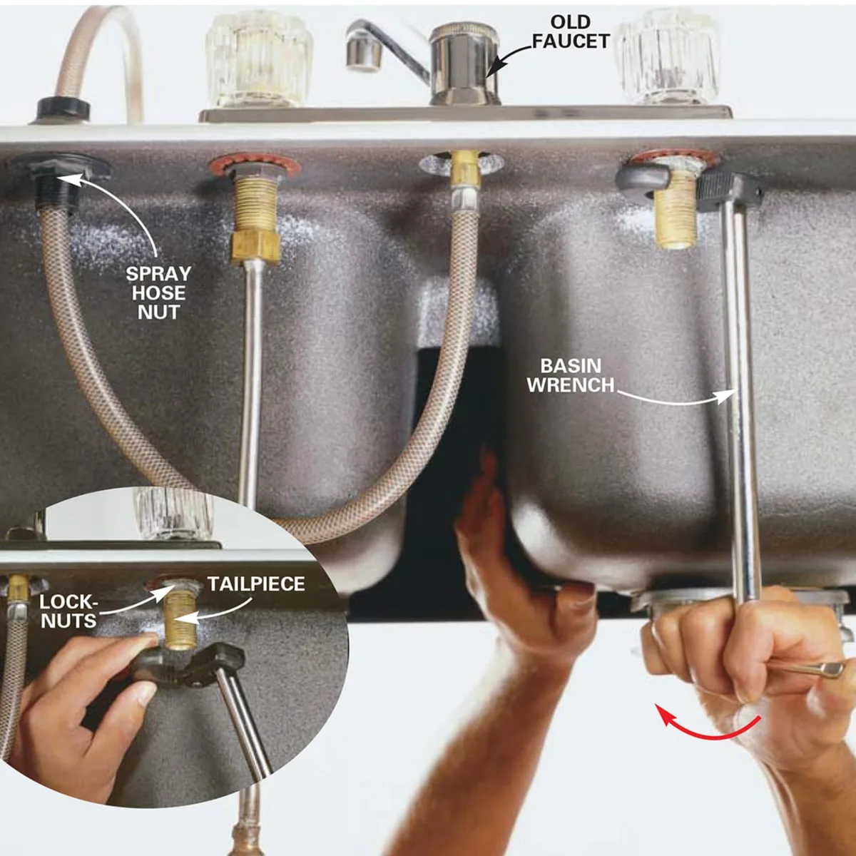 How To Remove A Single Handle Kitchen Faucet With Sprayer