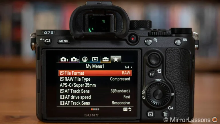 how to reset a mirrorless camera