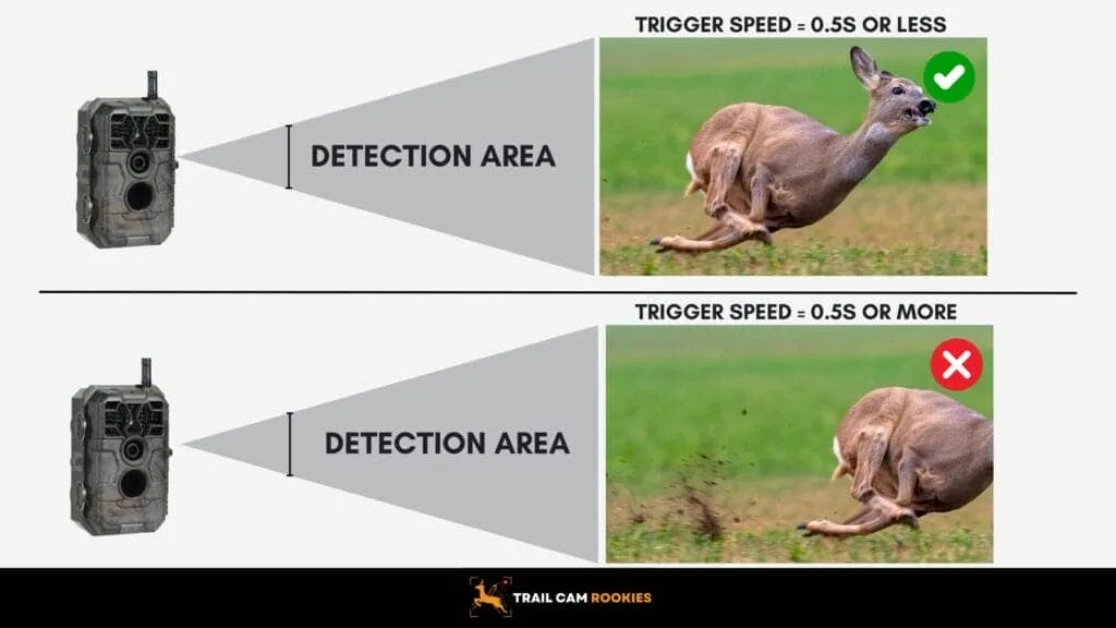 how to set trail camera trigger delay