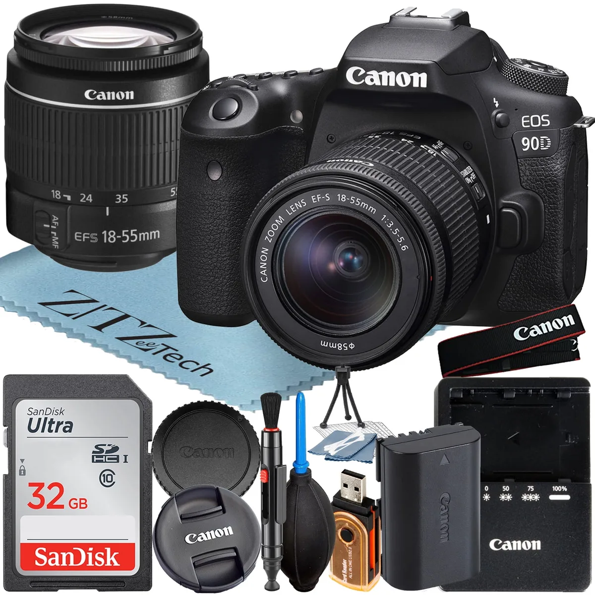 how to set up a DSLR camera
