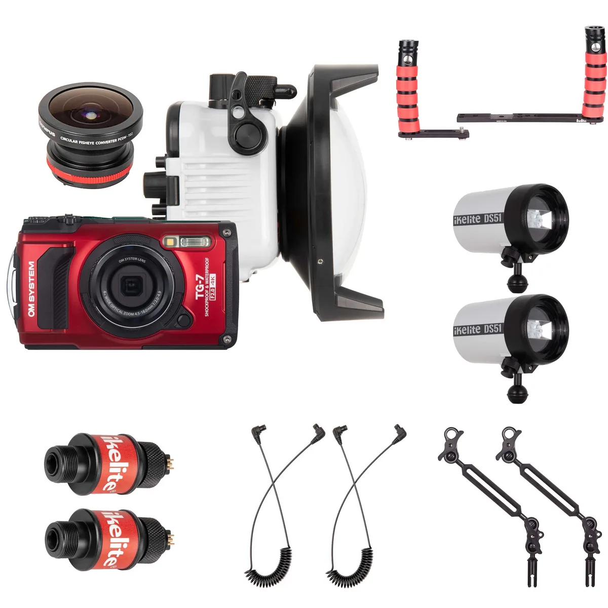 how to set up an underwater camera