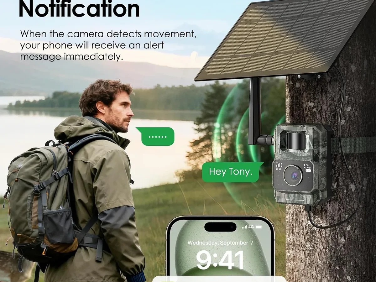 how to set up trail camera notifications