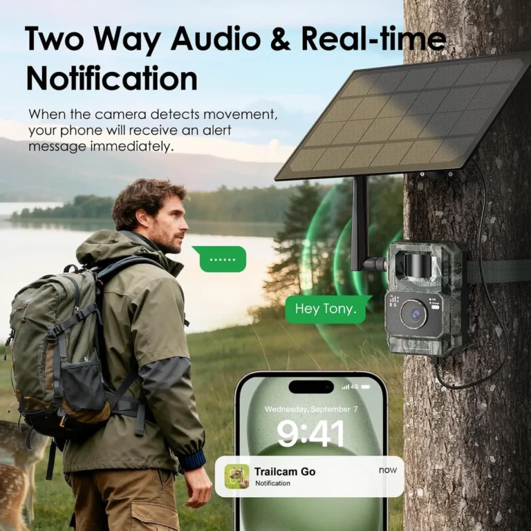 how to set up trail camera notifications
