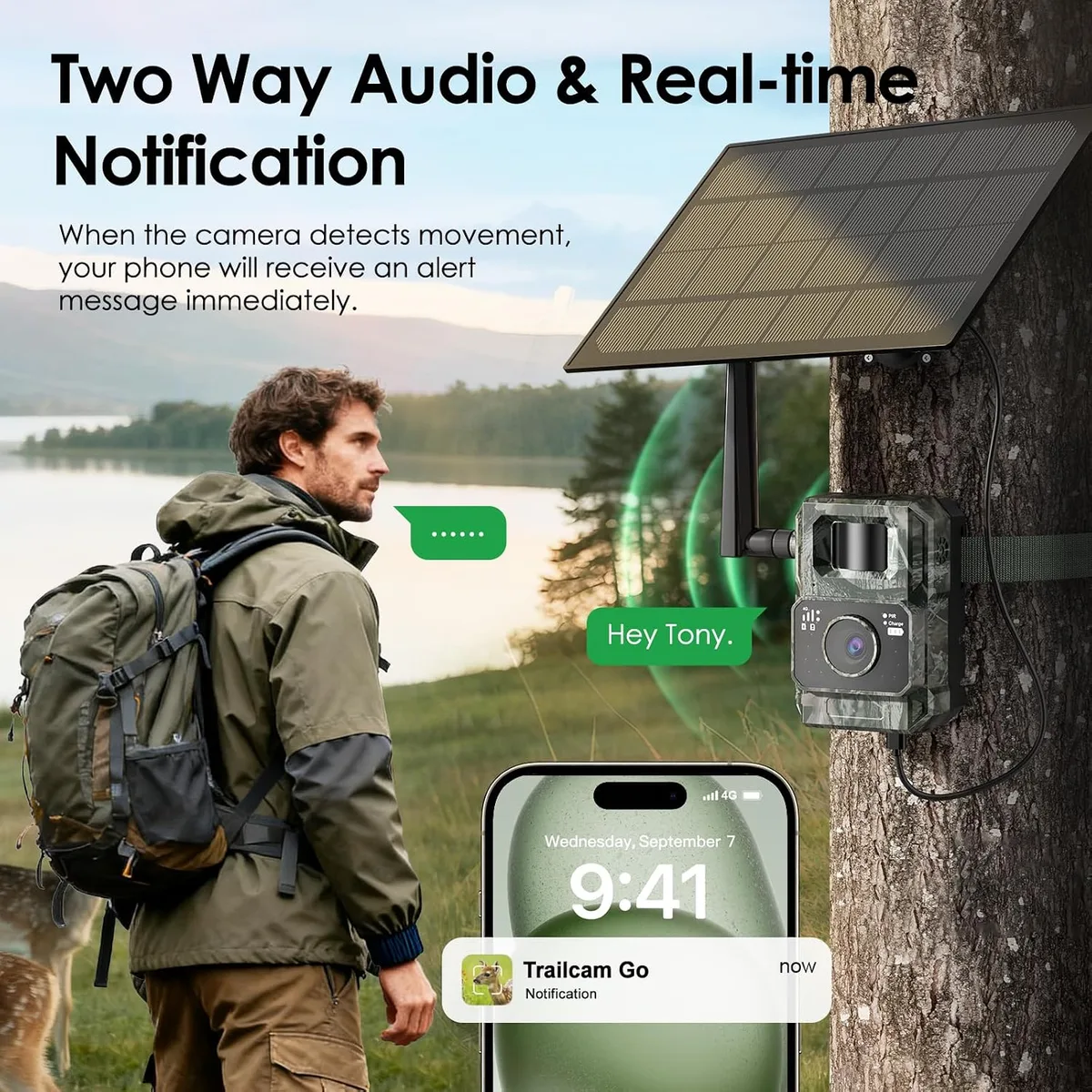 how to set up trail camera notifications