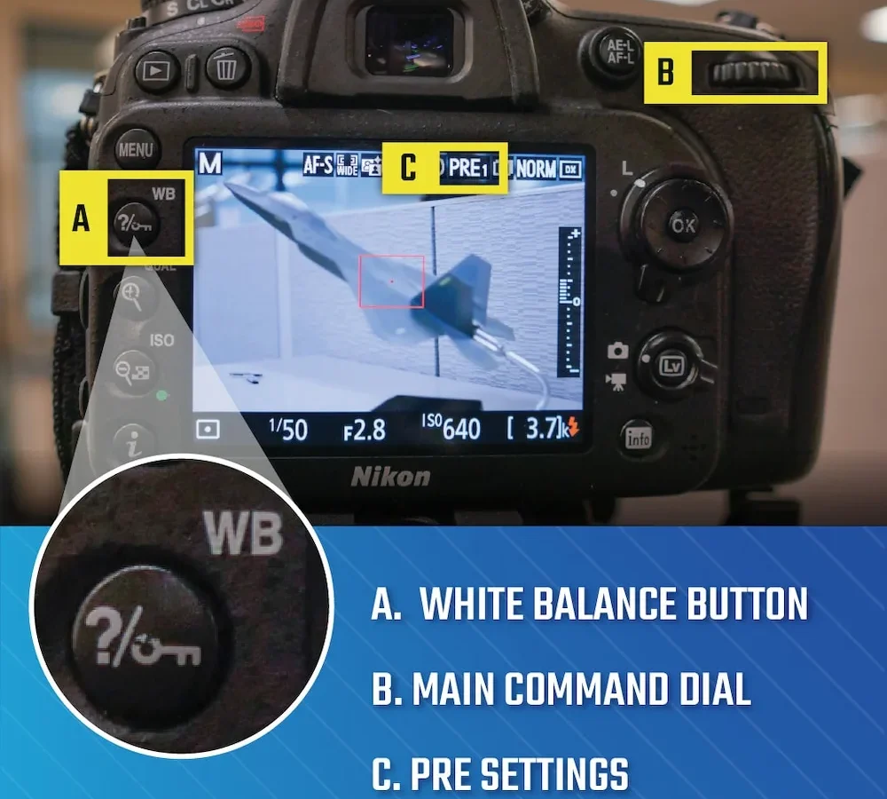how to set white balance on DSLR camera