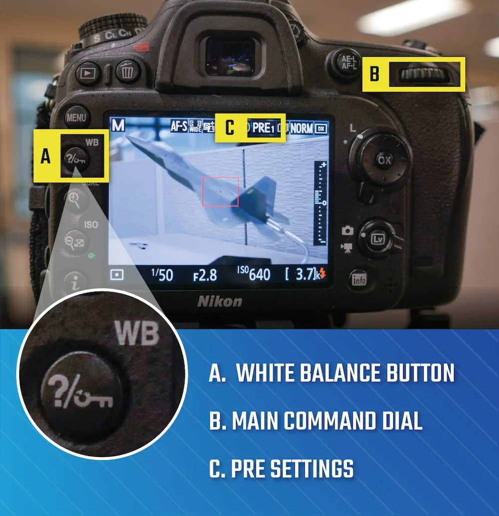 how to set white balance on DSLR camera