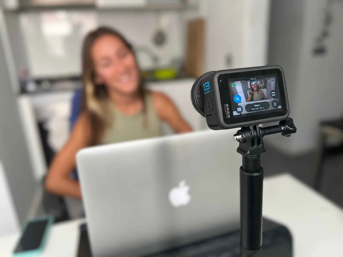 how to use action camera webcam mode