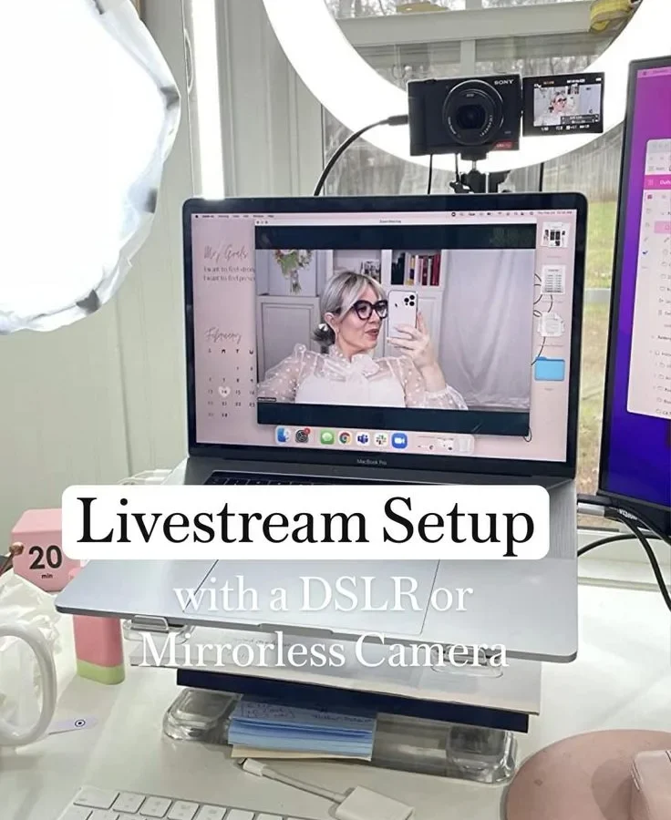 how to use mirrorless camera as webcam