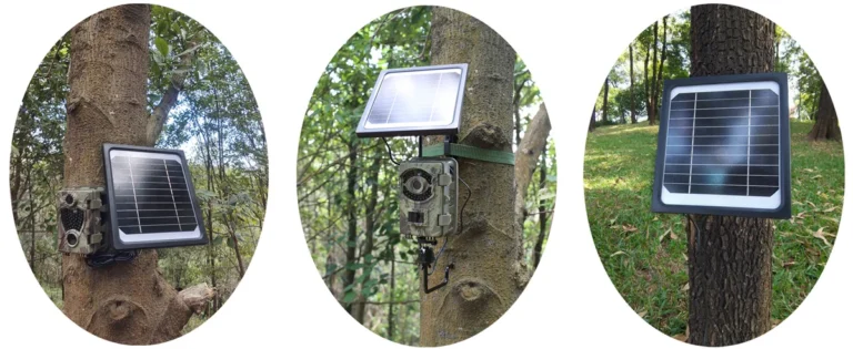 how to use solar panel with trail camera