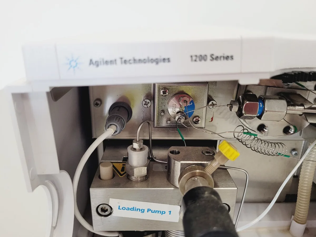 HPLC pump pressure gauge