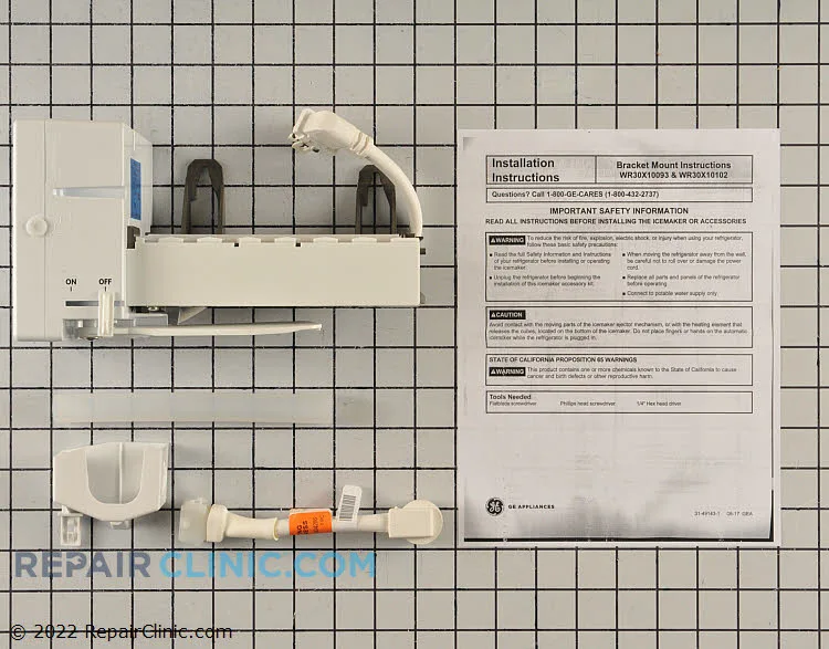 Ice maker assembly (GE specific)