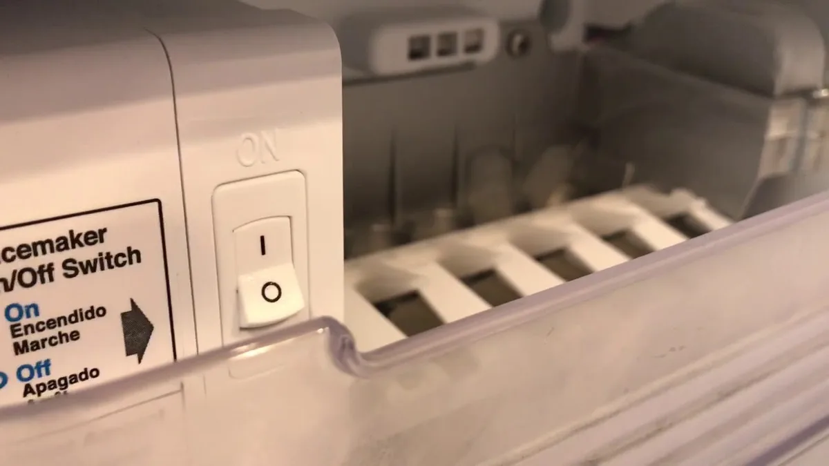 ice maker reset button
