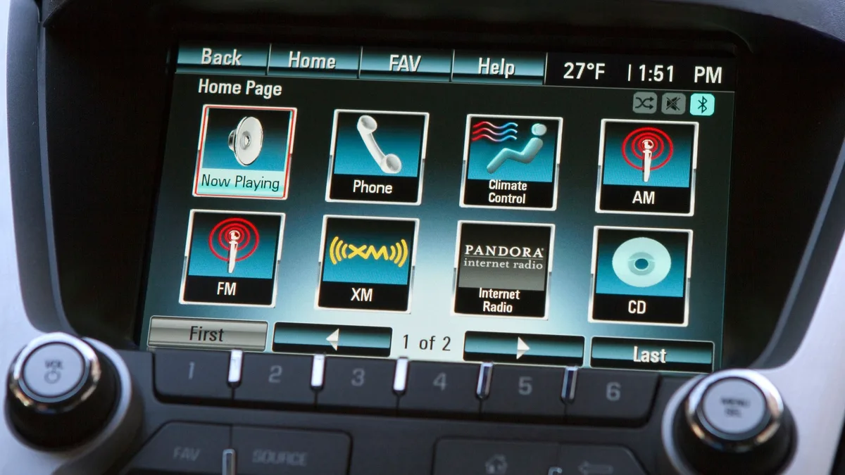 infotainment system update USB