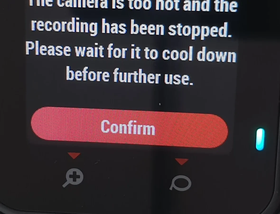 Insta360 X3 overheating error