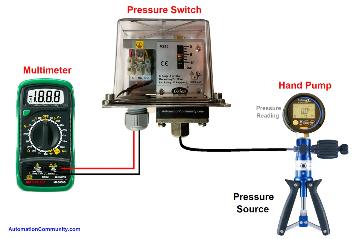 Jandy pressure switch