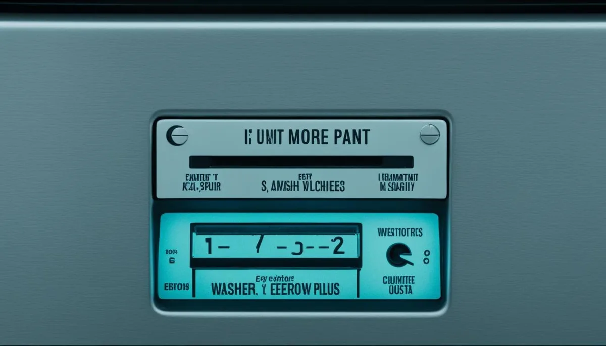 Kenmore 500 control board error codes
