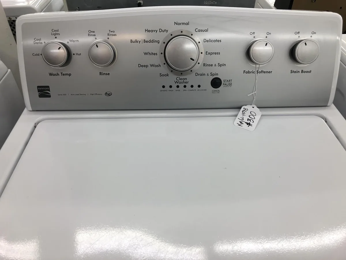 Kenmore Series 500 Washer Troubleshooting