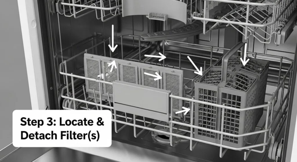 Kenwood dishwasher filter assembly