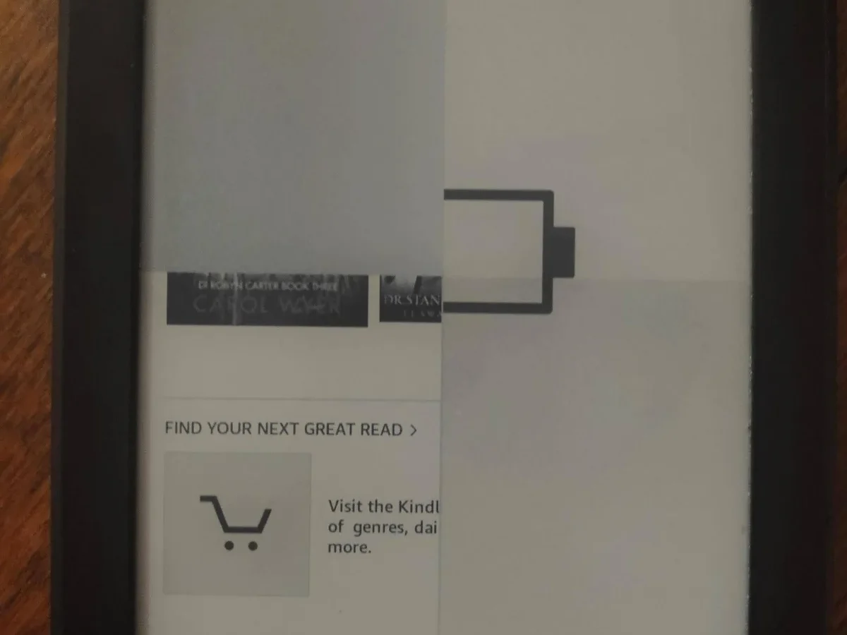 Kindle Paperwhite Frozen Reset Not Working