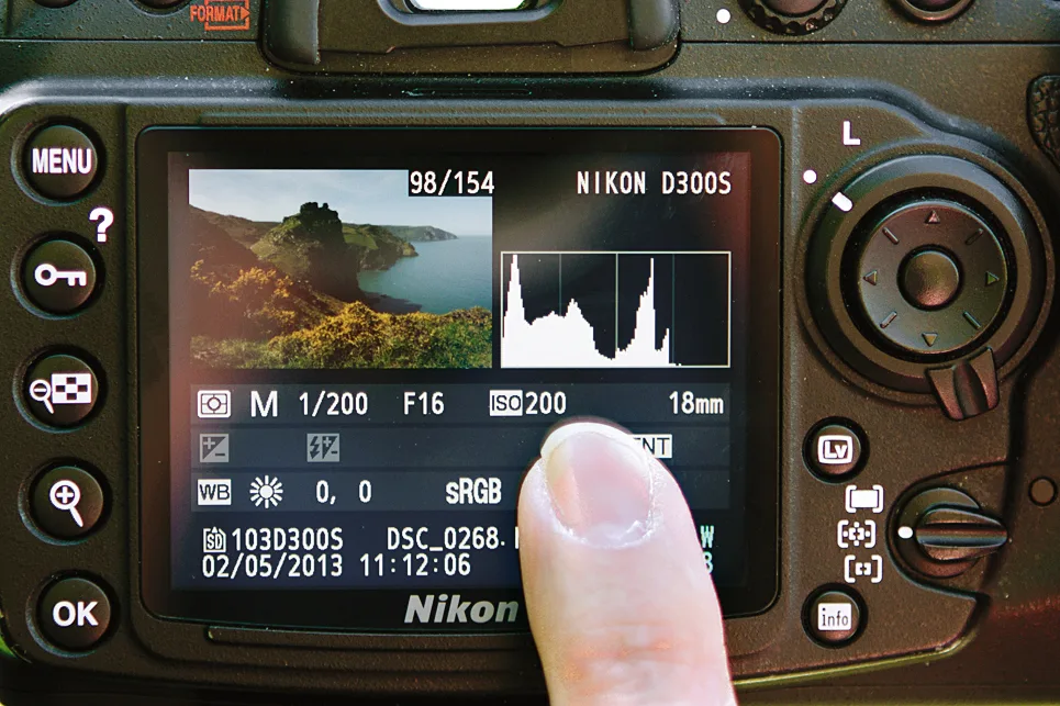 landscape photography histogram
