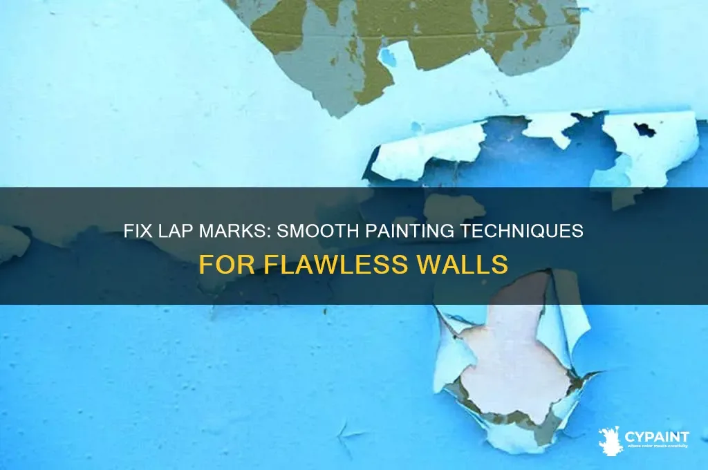 lap marks on painted wall