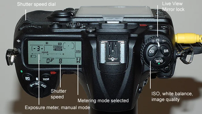 LCD screen / viewfinder