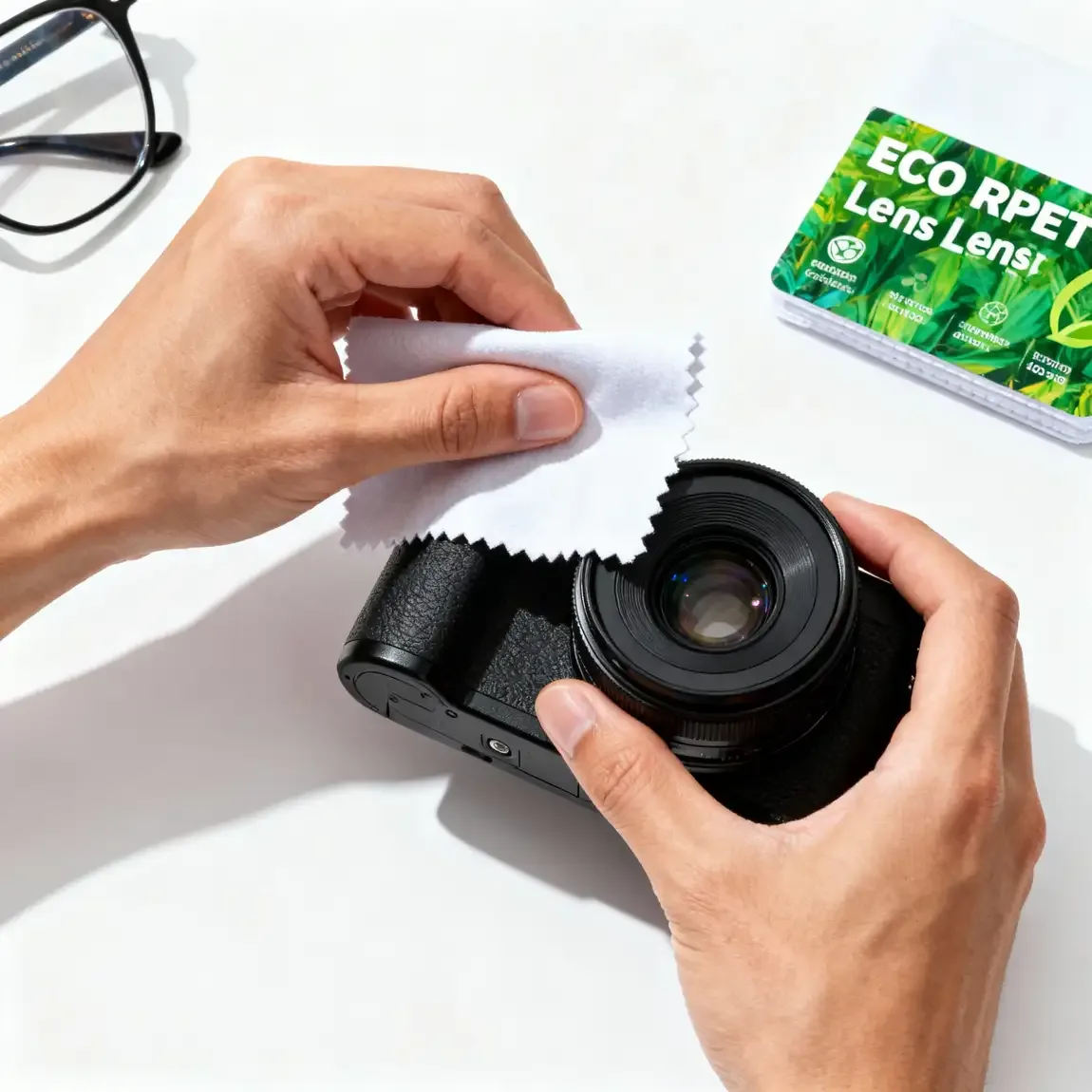 Lens contacts cleaning