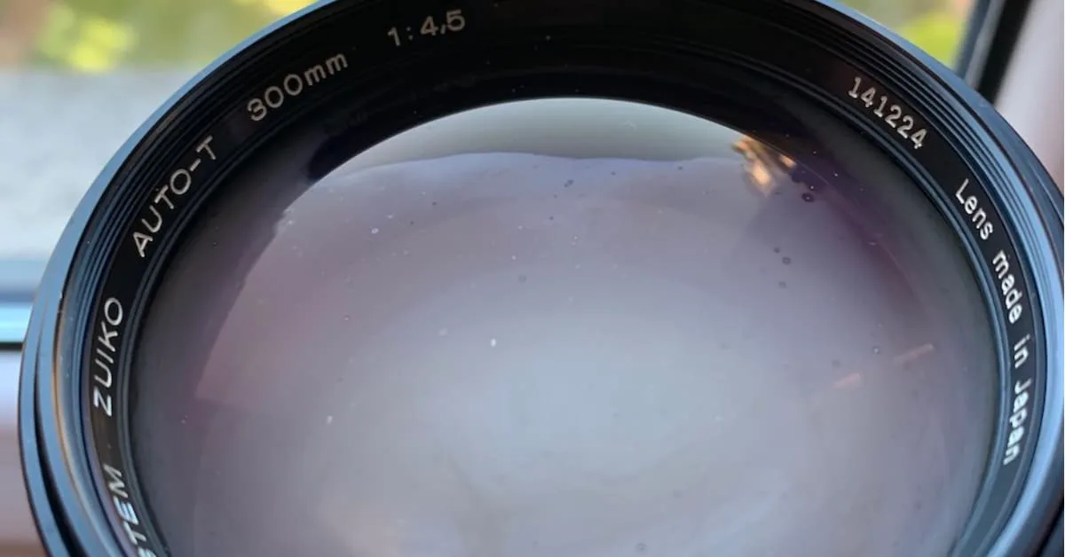 lens port fogging