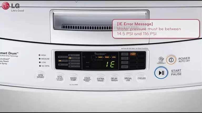 Lg Front Load Washing Machine Troubleshooting