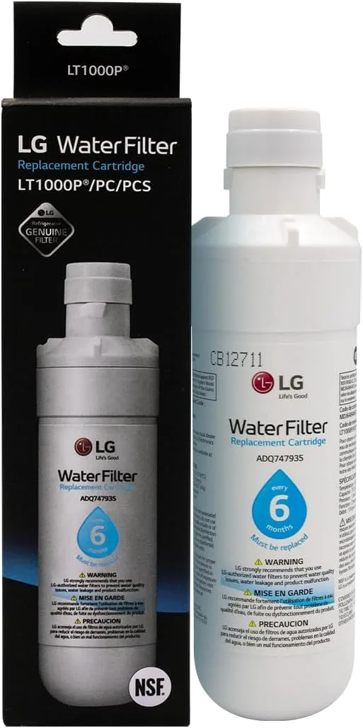 LG LT1000P water filter swap
