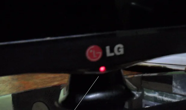 LG TV blink code pattern diagram