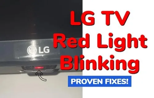 Lg Tv Flashing Red Light