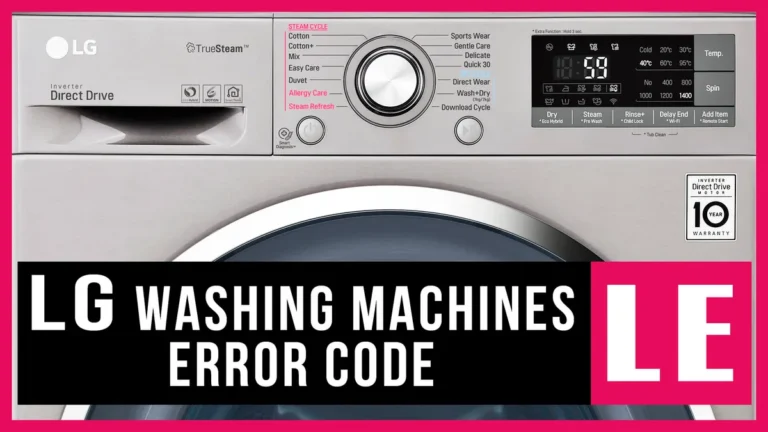 Lg Washer Not Agitating